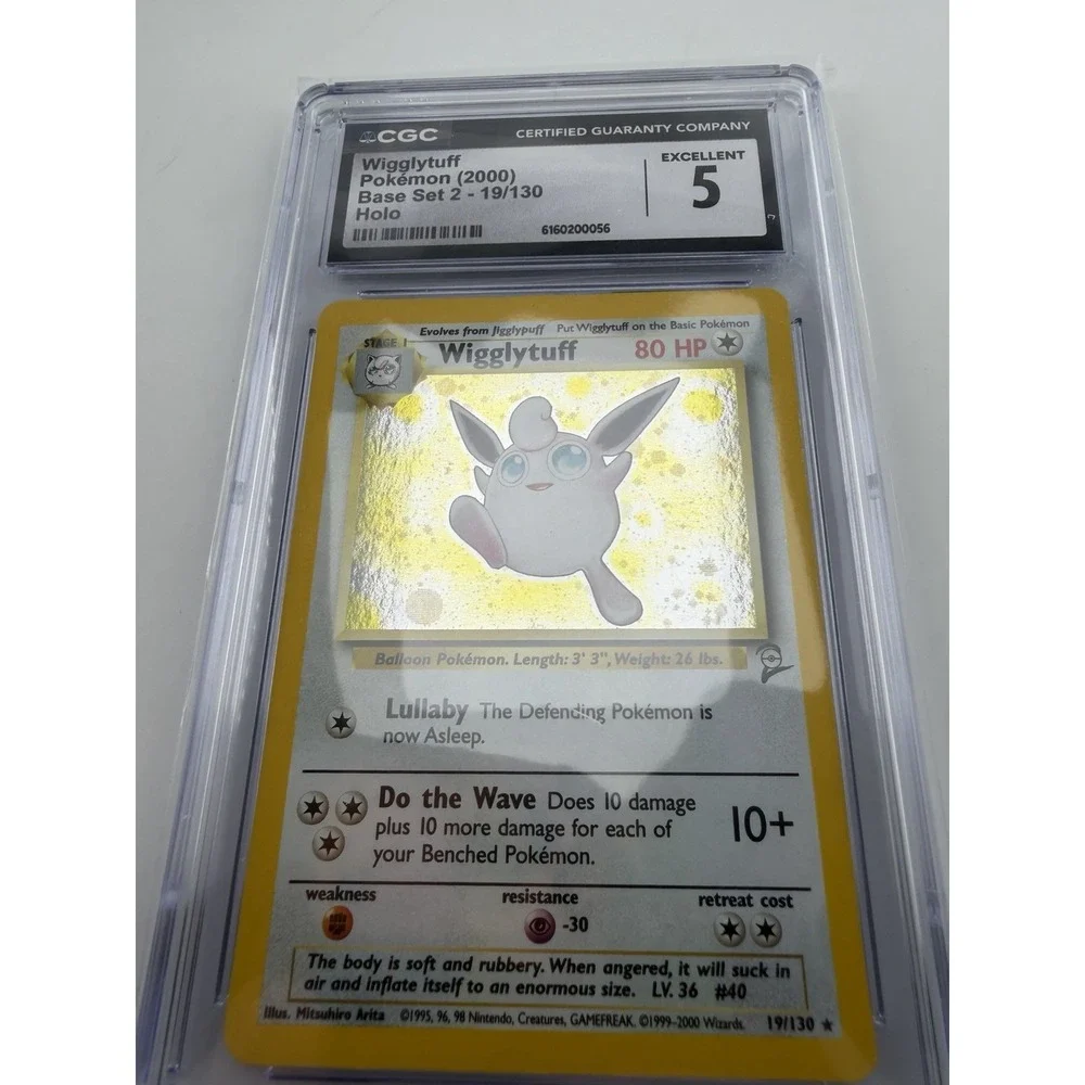 Wigglytuff Pokémon (2000) Base Set 2 - 19/130 Holo